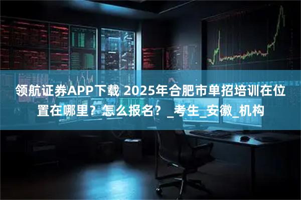 领航证券APP下载 2025年合肥市单招培训在位置在哪里?怎么报名?_考生_安徽_机构
