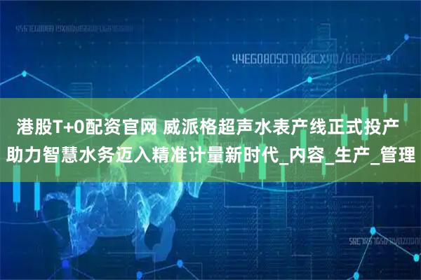 港股T+0配资官网 威派格超声水表产线正式投产 助力智慧水务迈入精准计量新时代_内容_生产_管理
